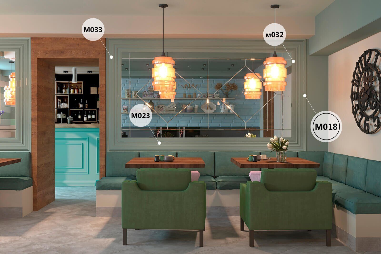 Молдинг под покраску Cosca Decor MX018 2000×45×20 фото в интерьере