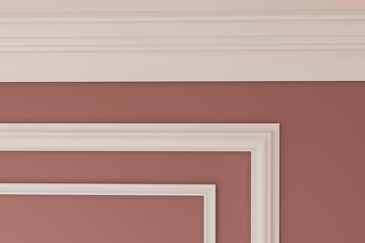 Молдинг под покраску Cosca Decor MX018 2000×45×20 фото в интерьере