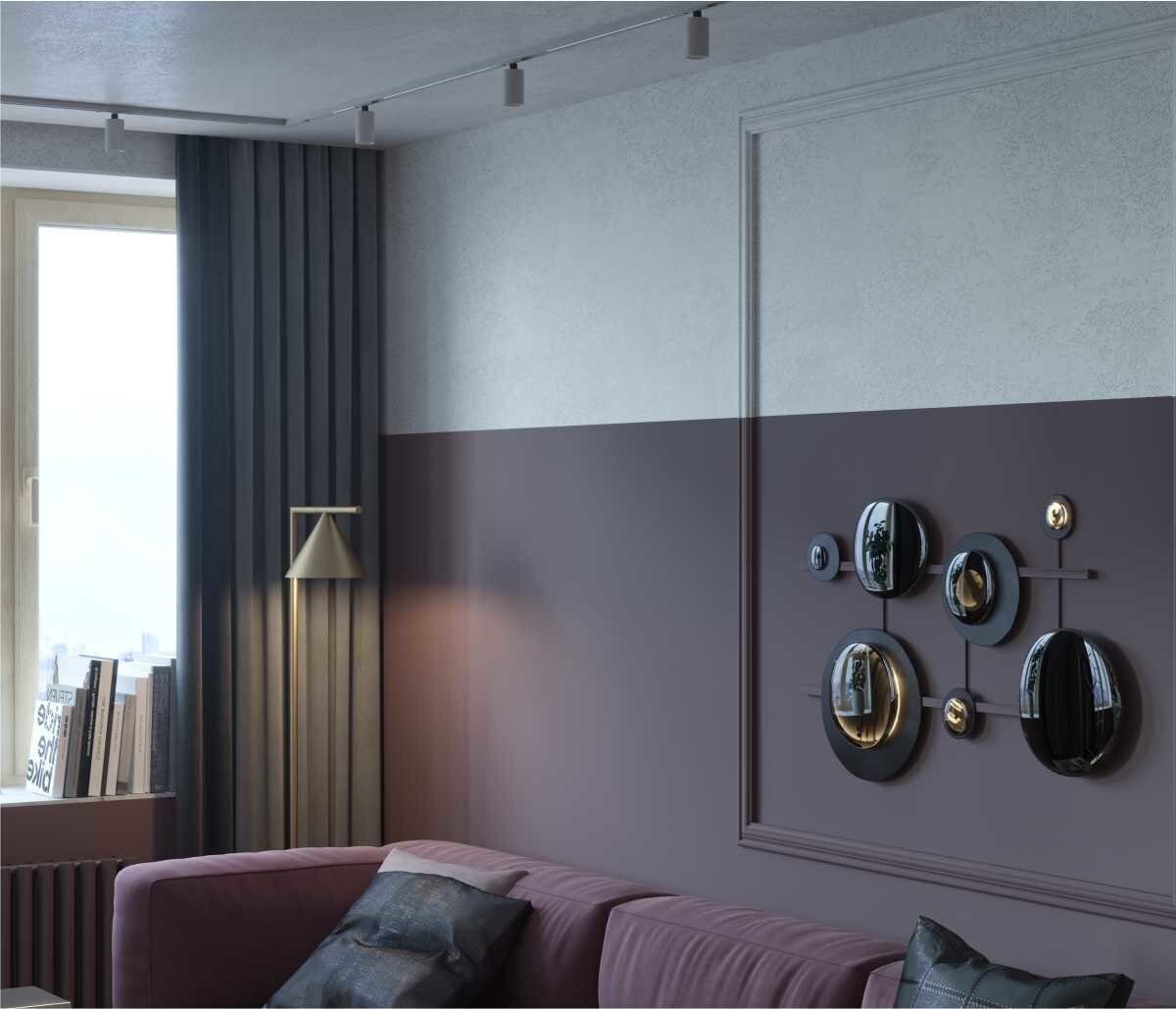 Молдинг под покраску Cosca Decor MX024 2000×58×19 фото в интерьере