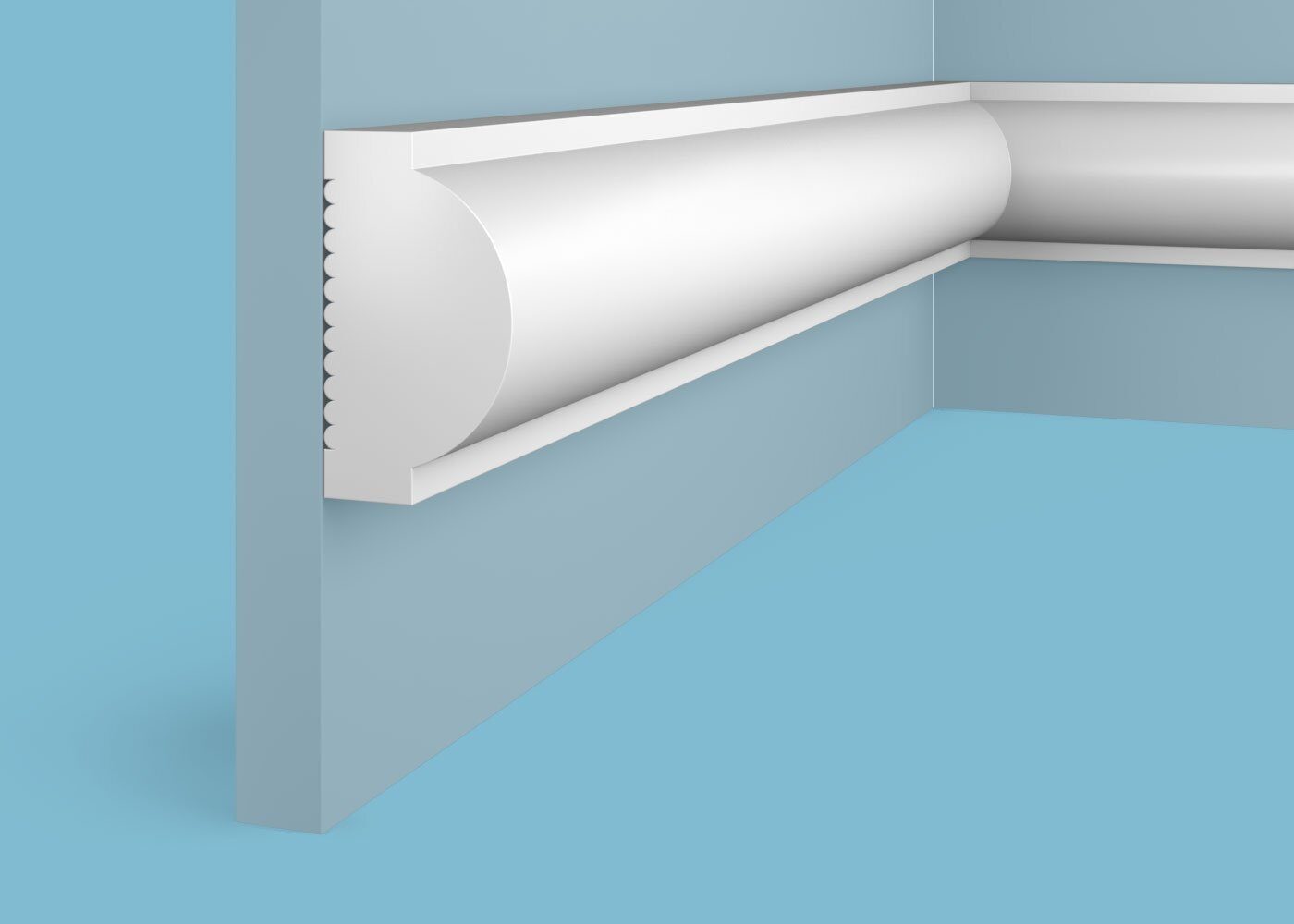 Молдинг под покраску Cosca Decor MX040 2000×15×8