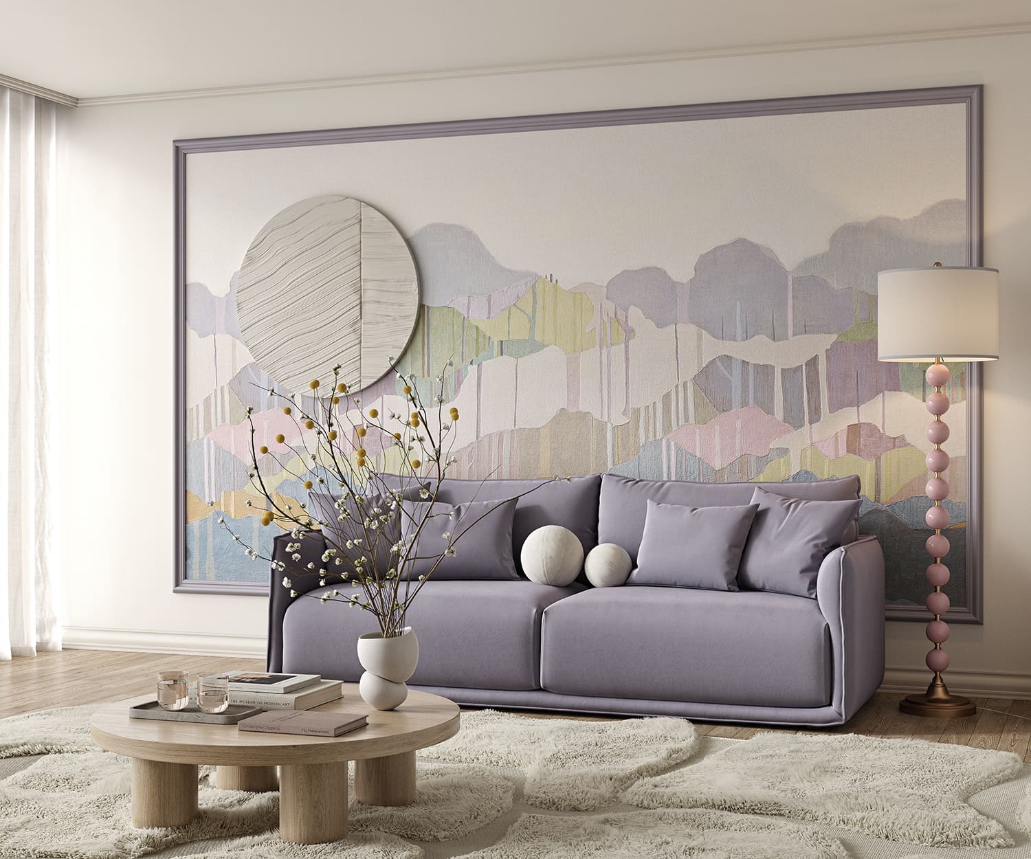 Молдинг под покраску Cosca Decor MX044 2000×60×26 фото в интерьере