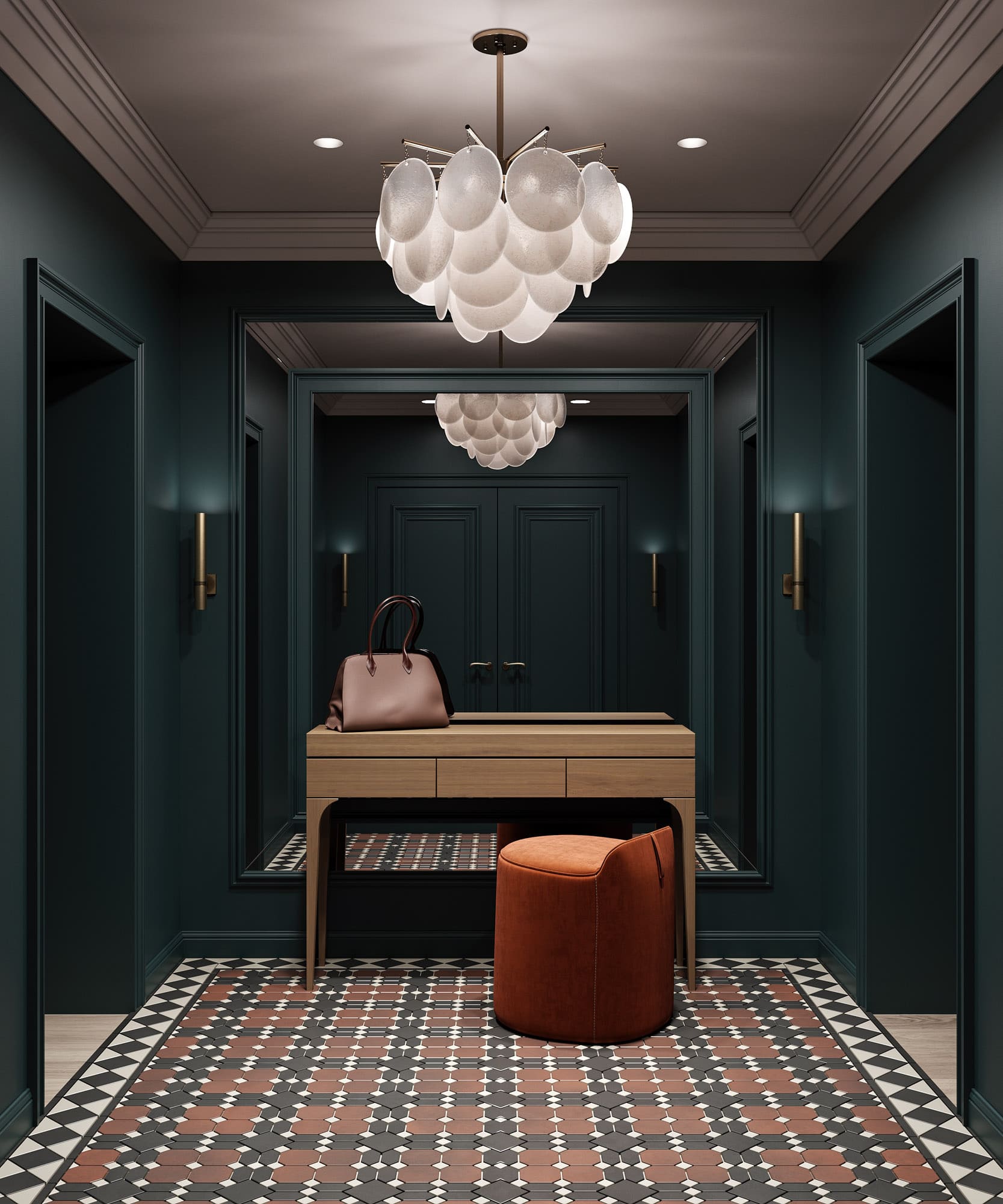 Молдинг под покраску Cosca Decor MX044 2000×60×26 фото в интерьере