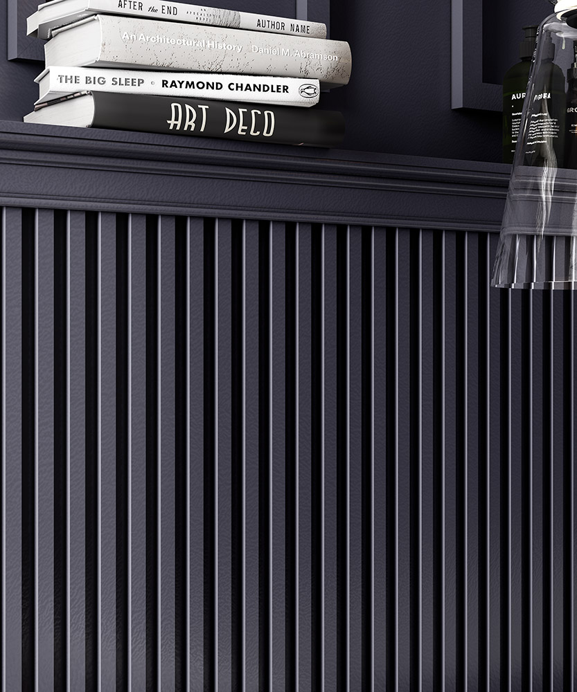 Молдинг под покраску Cosca Decor MX045 2000×91×27 фото в интерьере