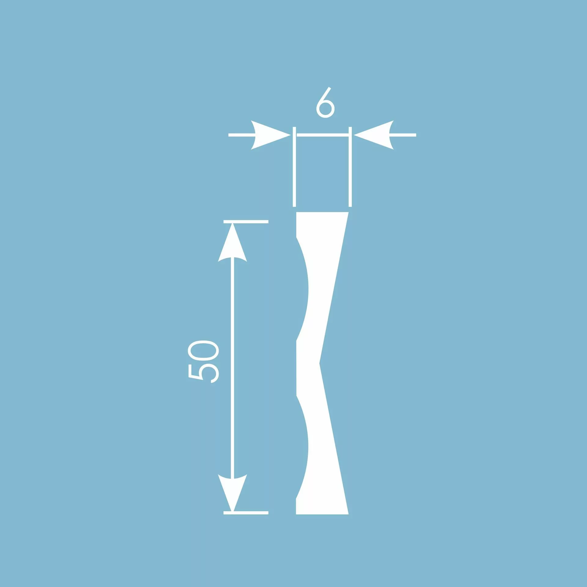 Молдинг под покраску Cosca Decor MX046 2000×50×6