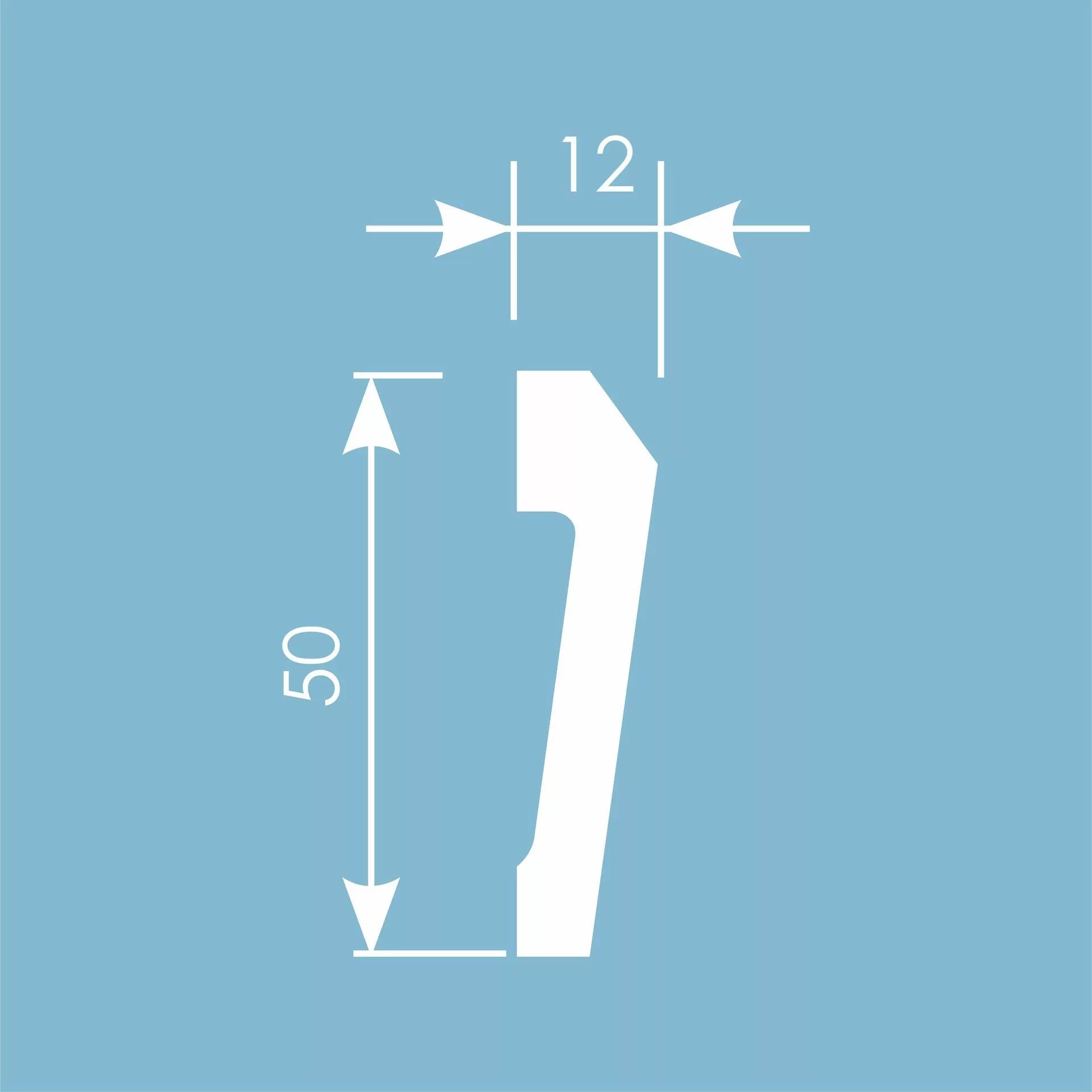 Молдинг под покраску Cosca Decor MX047 2000×50×12