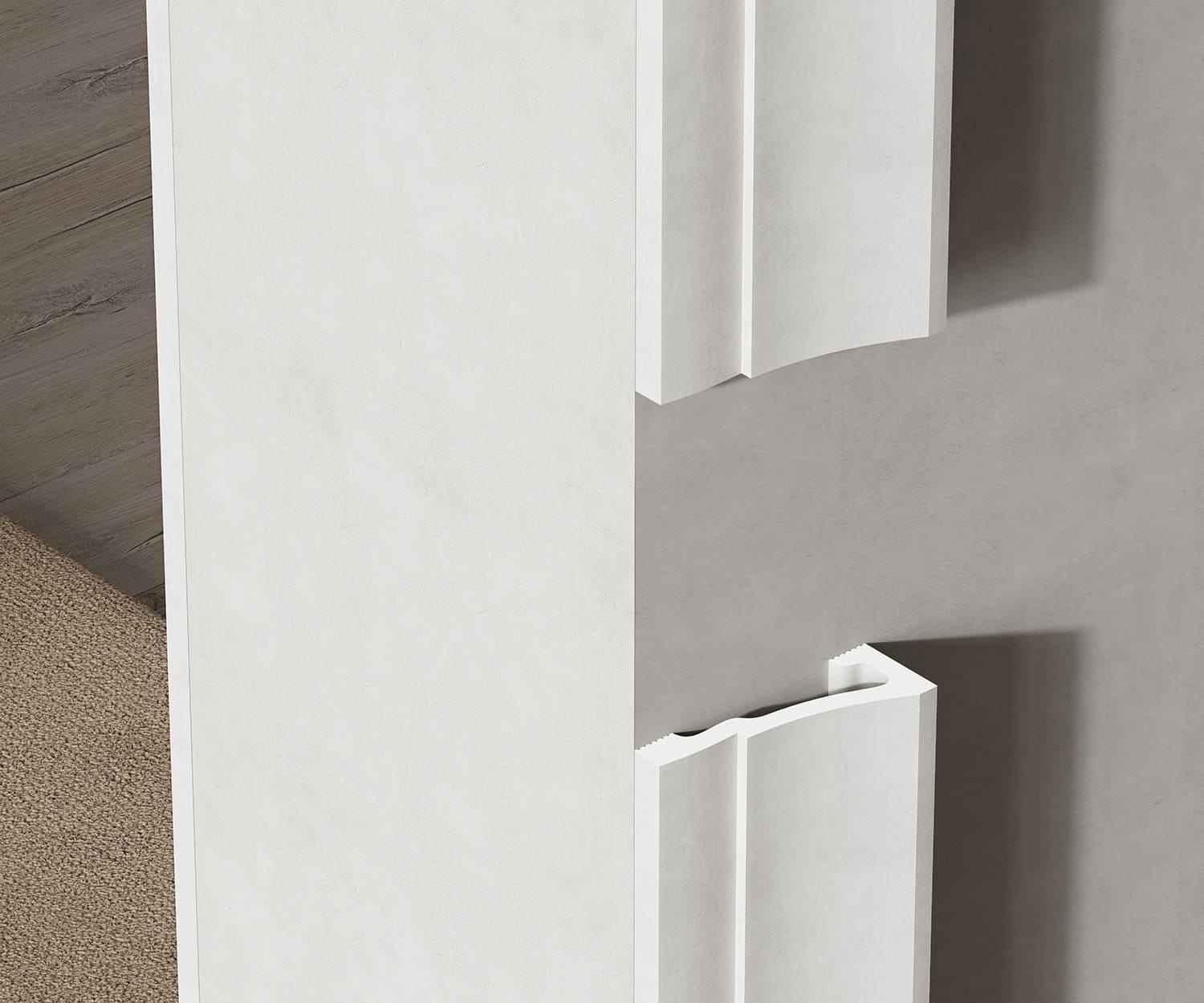 Молдинг под покраску Cosca Decor MX050 2000×65×22 фото в интерьере