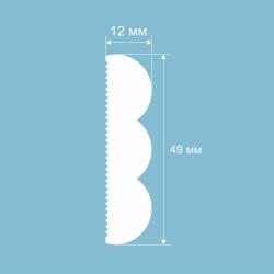 Молдинг под покраску Cosca Decor MX052 2000×49×12