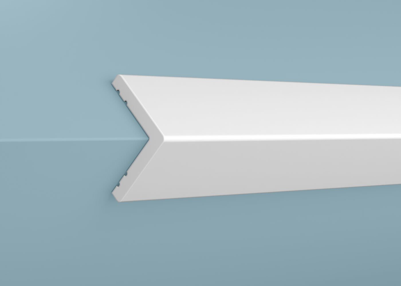 Молдинг угловой под покраску Cosca Decor AX002 2000×18×18