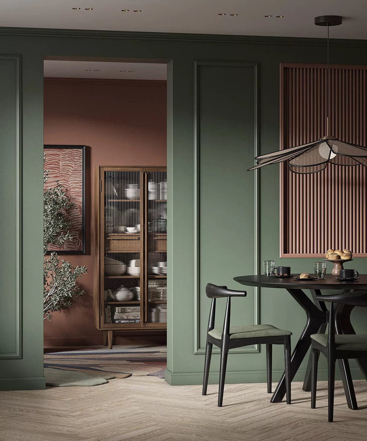 Молдинг угловой под покраску Cosca Decor AX003 2000×30×30 фото в интерьере