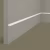 Рейка декоративная под покраску Cosca Decor RX013 2000×7×7