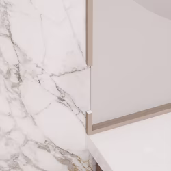 Рейка декоративная под покраску Cosca Decor RX013 2000×7×7
