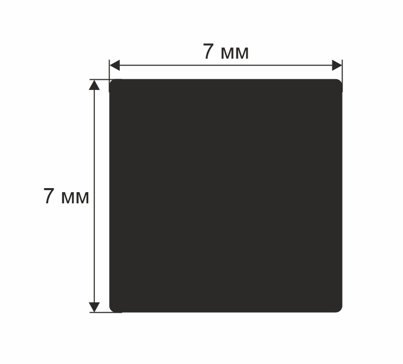 Рейка декоративная под покраску Cosca Decor RX013 2000×7×7