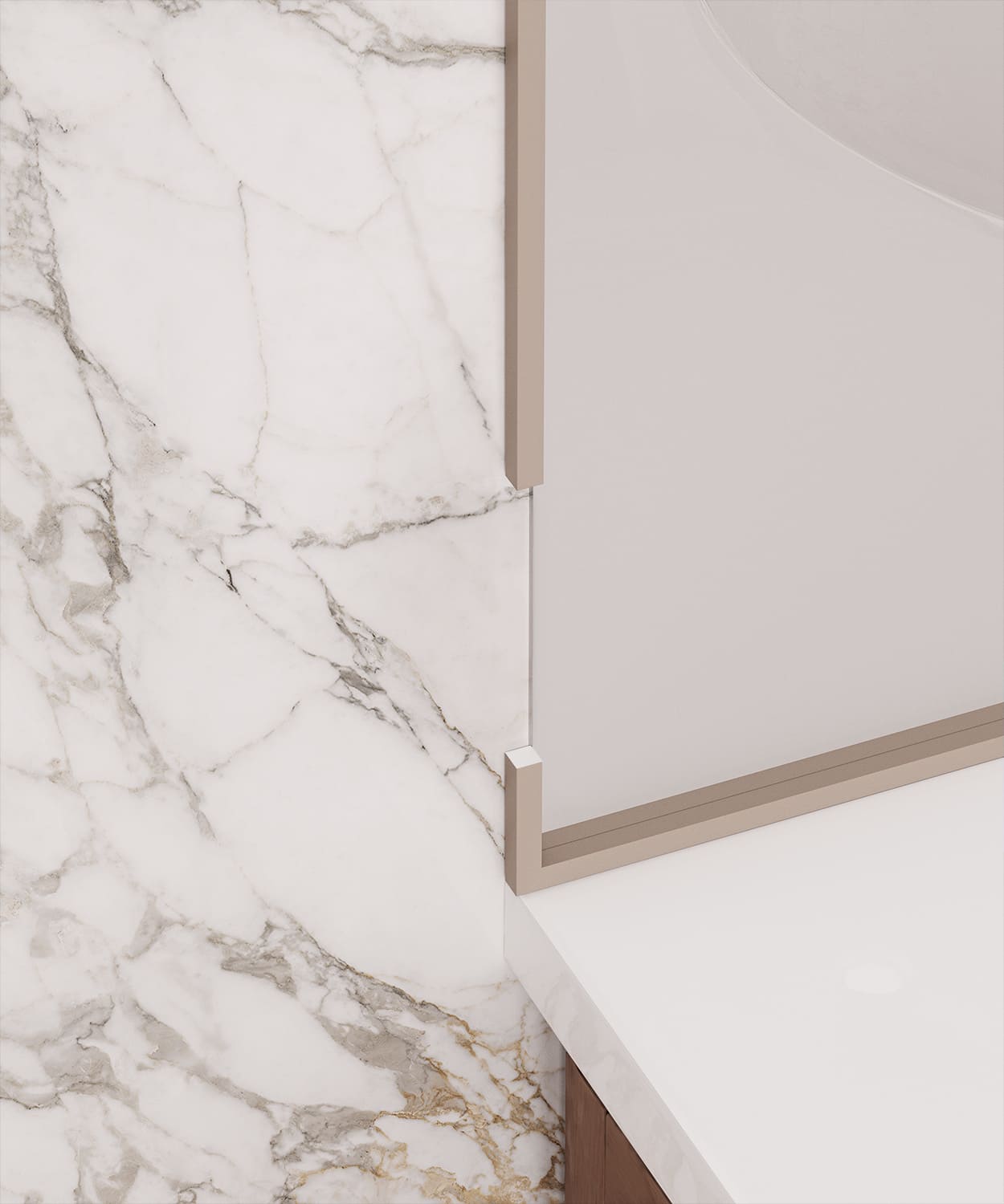 Рейка декоративная под покраску Cosca Decor RX013 2000×7×7 фото в интерьере