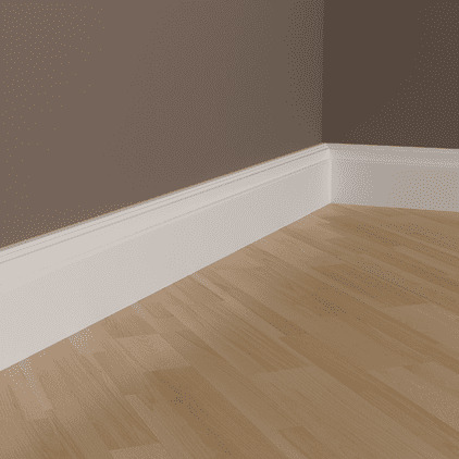 Плинтус под покраску Европласт 1.53.101 2000×110×27 фото в интерьере