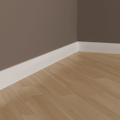 Плинтус под покраску Европласт 1.53.106 2000×70×17 фото в интерьере