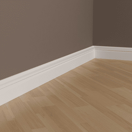 Плинтус под покраску Европласт 1.53.107 2000×80×22 фото в интерьере