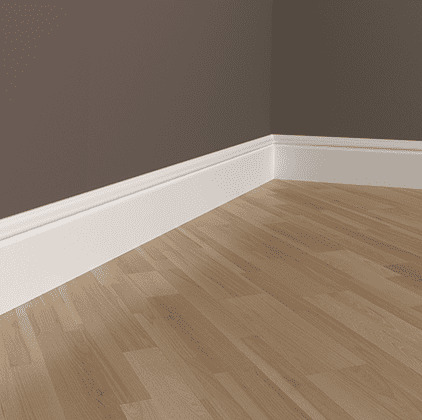 Плинтус под покраску Европласт 1.53.108 2000×120×14 фото в интерьере