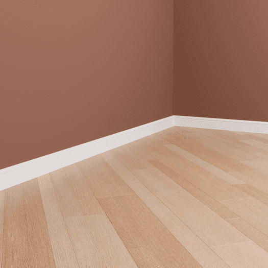 Плинтус под покраску Европласт 1.53.112 2000×80×13 фото в интерьере