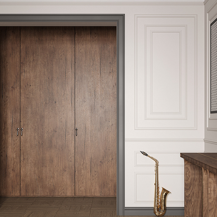 Плинтус под покраску Европласт 6.53.109 2000×97×17 фото в интерьере