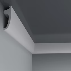 Плинтус под покраску с подсветкой Европласт 6.53.701 2000×90×31