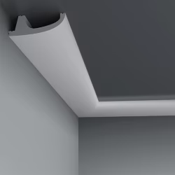 Плинтус под покраску с подсветкой Европласт 6.53.701 2000×90×31