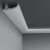 Плинтус под покраску с подсветкой Европласт 6.53.701 2000×90×31 фото в интерьере