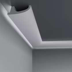 Плинтус под покраску с подсветкой Европласт 6.53.701 2000×90×31