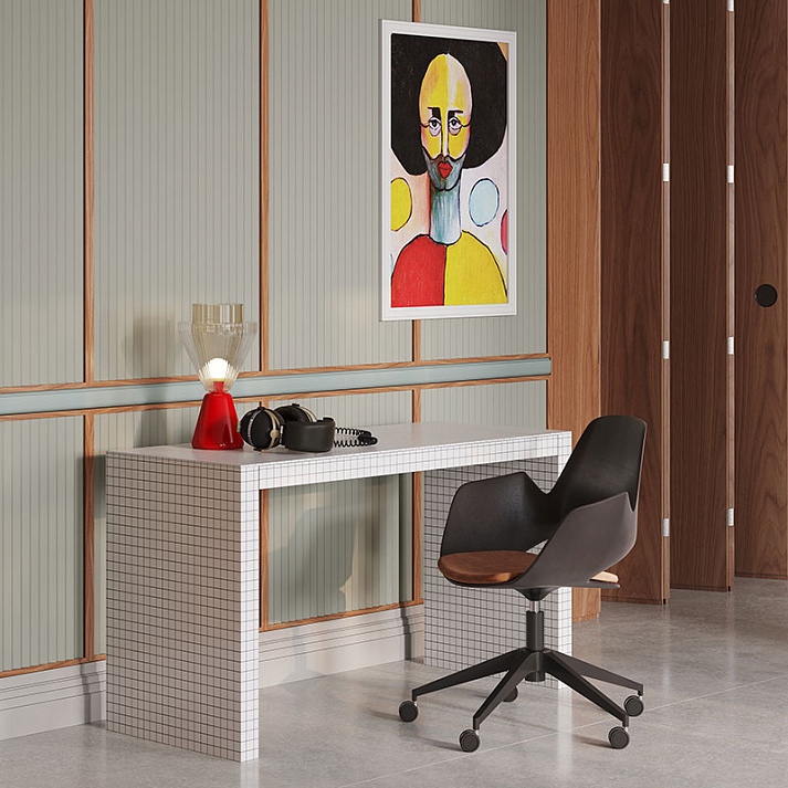 Плинтус под покраску Европласт 6.53.802 2000×160×25 фото в интерьере