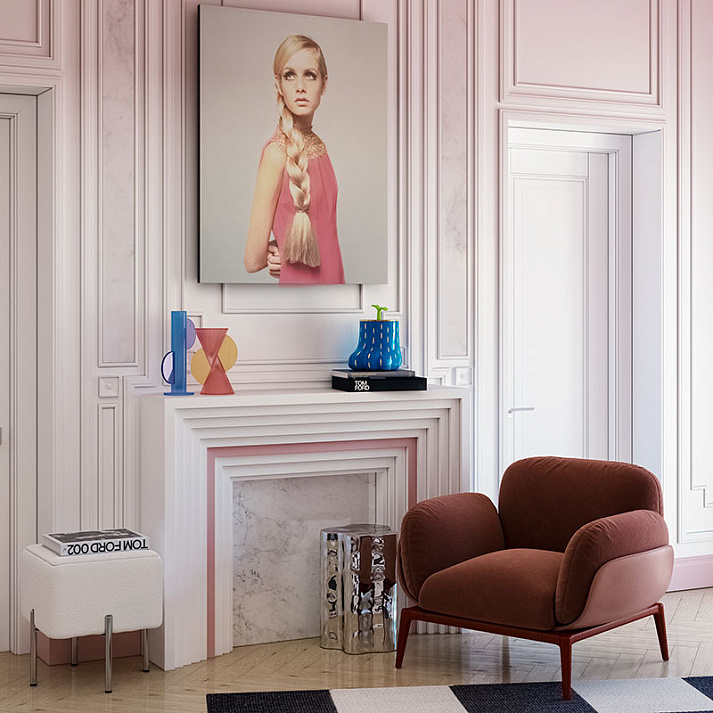 Плинтус под покраску Европласт 6.53.804 2000×150×15 фото в интерьере