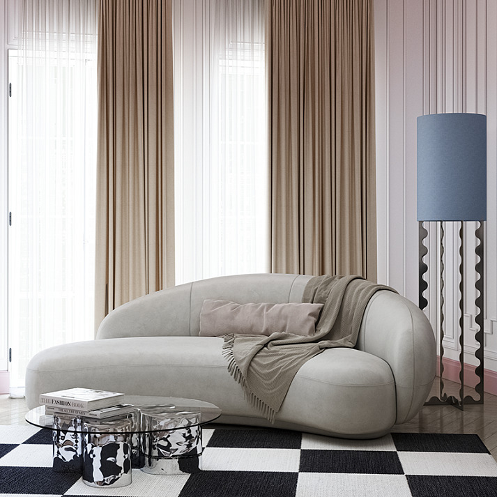 Плинтус под покраску Европласт 6.53.804 2000×150×15 фото в интерьере