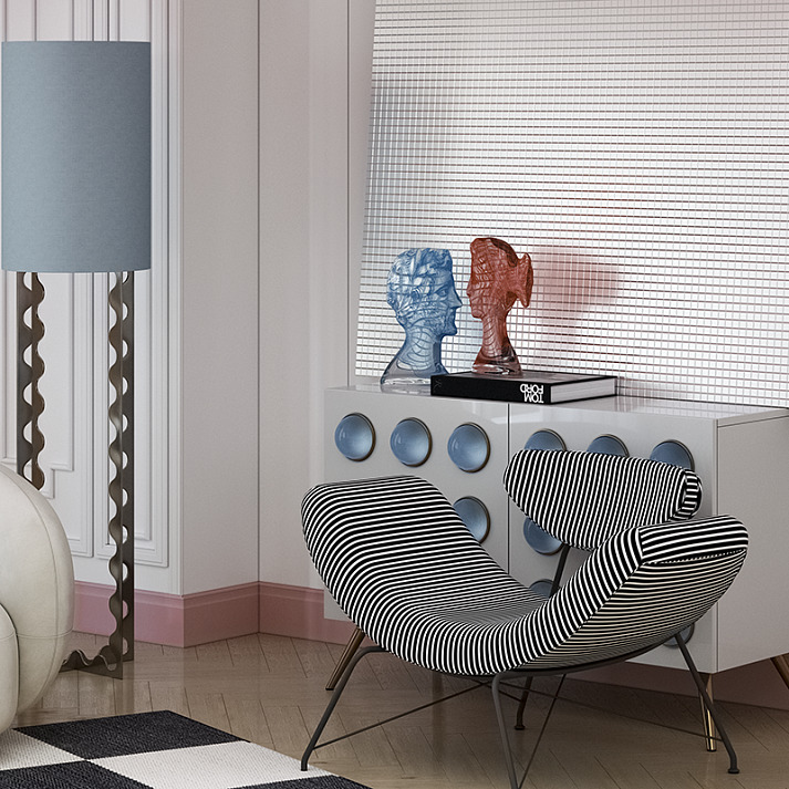 Плинтус под покраску Европласт 6.53.804 2000×150×15 фото в интерьере