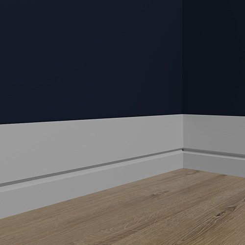 Плинтус под покраску Европласт 6.53.806 2000×150×12 фото в интерьере