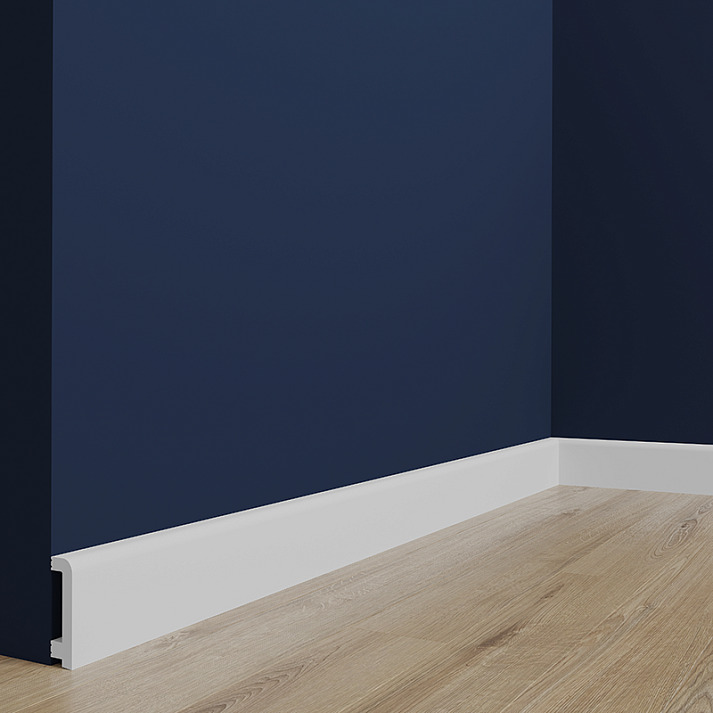 Плинтус под покраску Европласт 6.53.123 2000×70×18