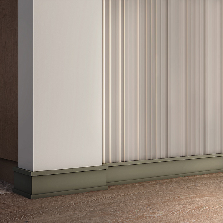 Плинтус под покраску Европласт 6.53.126 2000×84×14 фото в интерьере