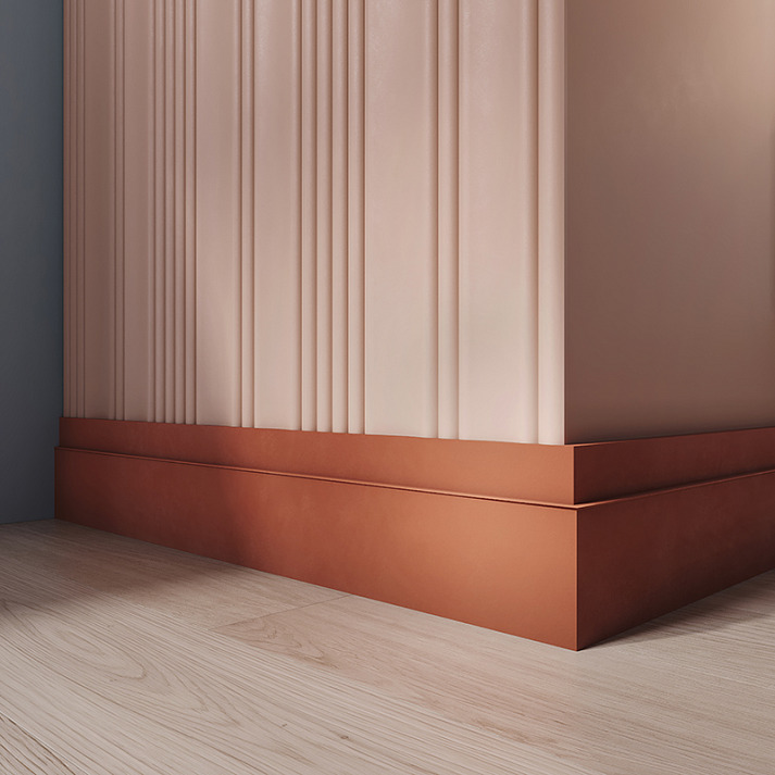 Плинтус под покраску Европласт 6.53.125 2000×130×18 фото в интерьере