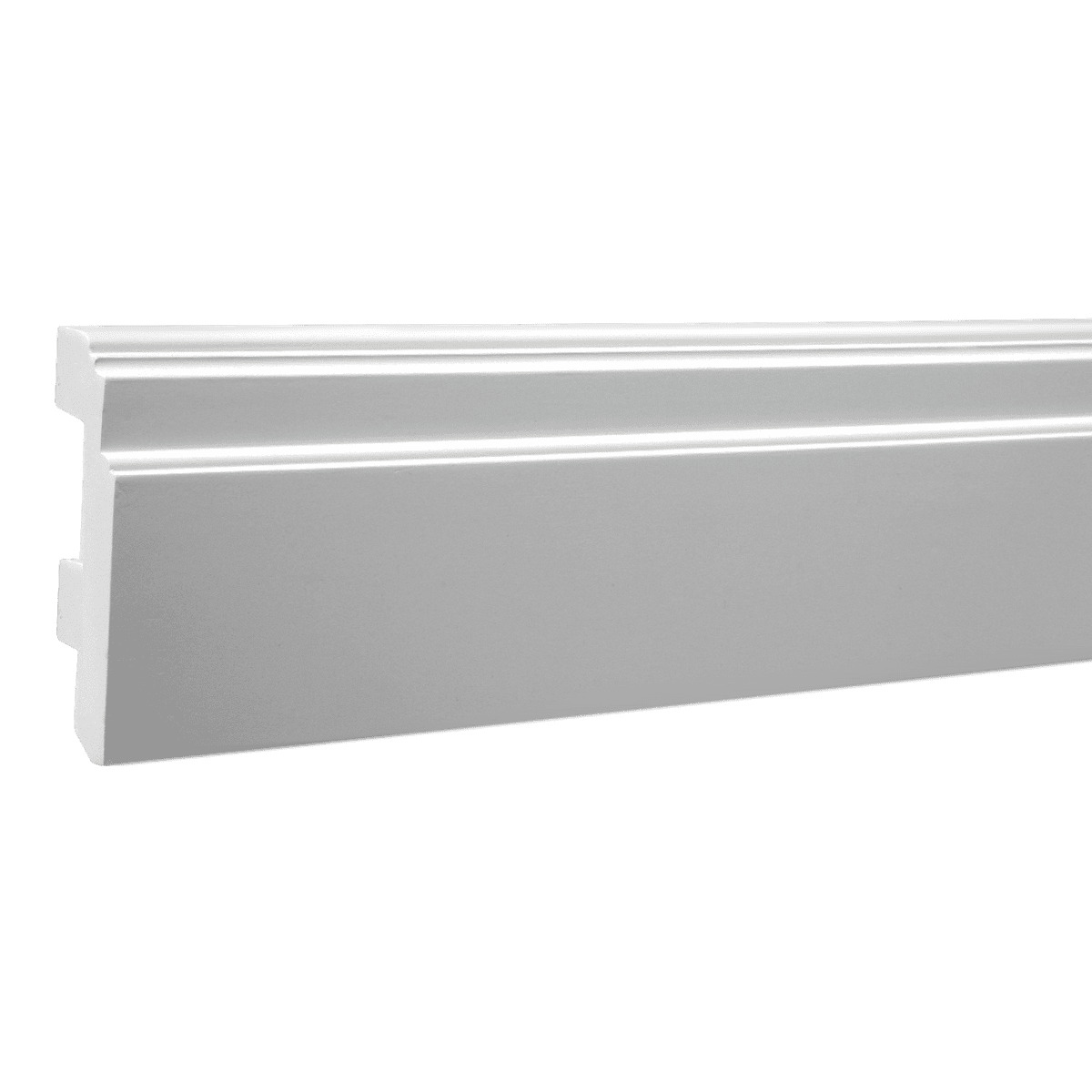 Плинтус под покраску гибкий Европласт 1.53.101 2000×110×27