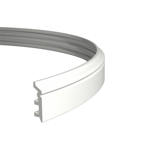 Плинтус под покраску гибкий Европласт 1.53.107 2000×80×22