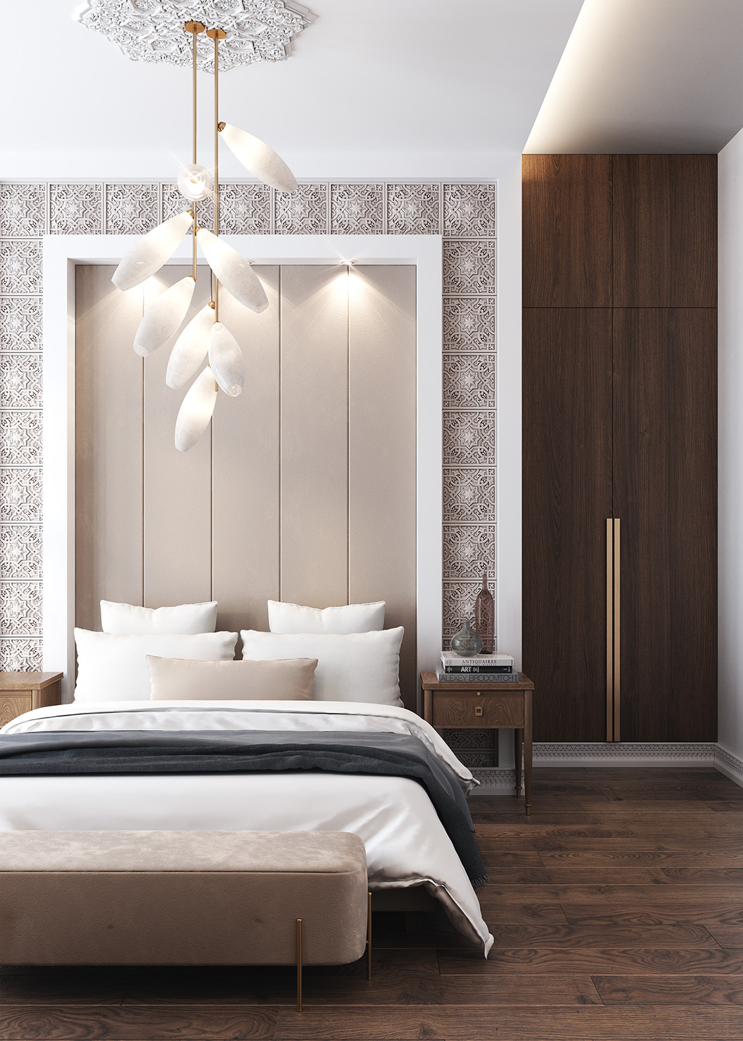 Плинтус под покраску гибкий Европласт 1.53.501 2000×139×25 фото в интерьере