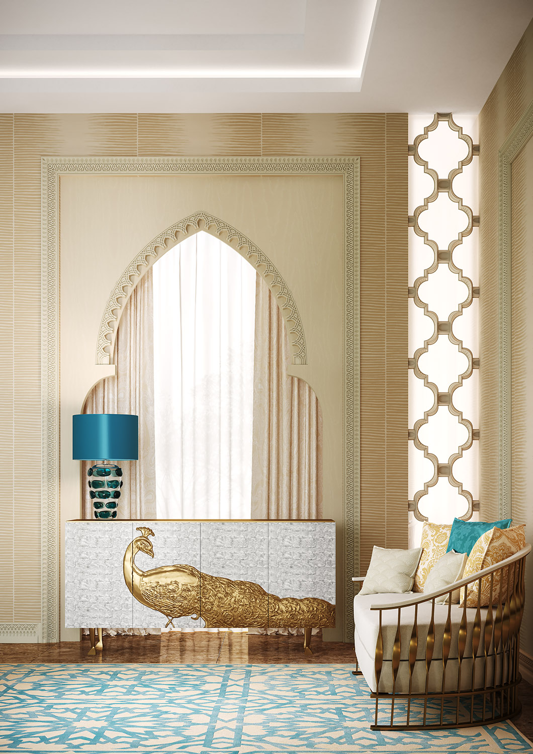 Плинтус под покраску гибкий Европласт 1.53.501 2000×139×25 фото в интерьере