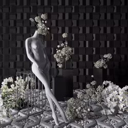 Стеновая панель 3D под покраску Европласт Клавиши 1.59.823 600×600×44