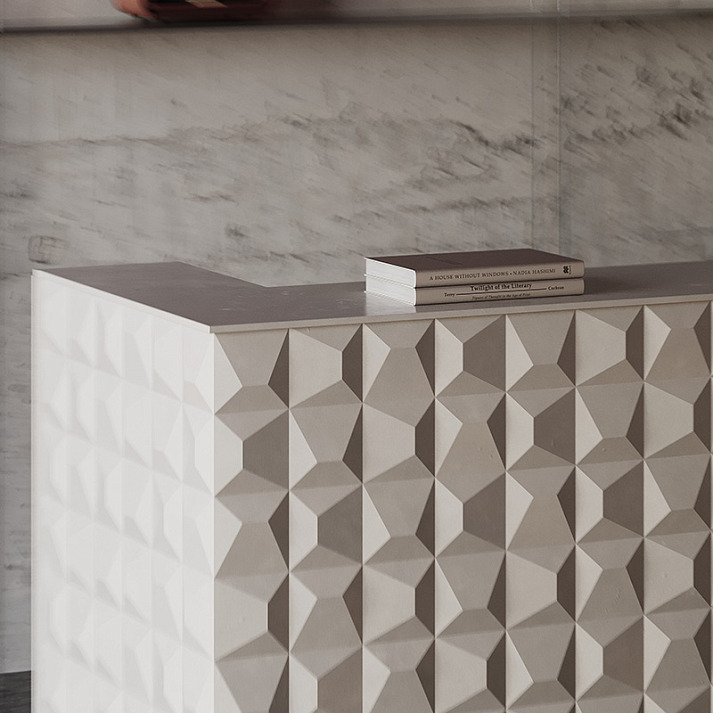 Стеновая панель 3D под покраску Европласт По 0.25 1.59.902 450×225×23 фото в интерьере Стеновая панель 3D под покраску Европласт По 0.25 1.59.902 450×225×23 фото в интерьере