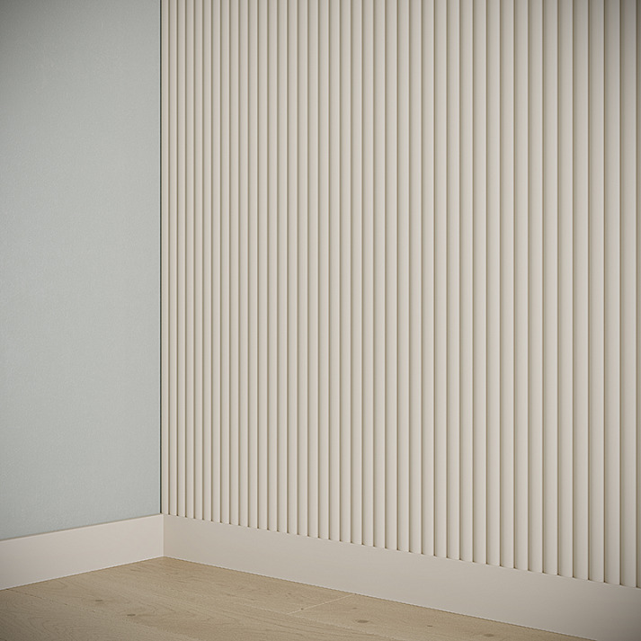 Стеновая панель под покраску Европласт Тюль 6.59.102 2000×240×10 фото в интерьере