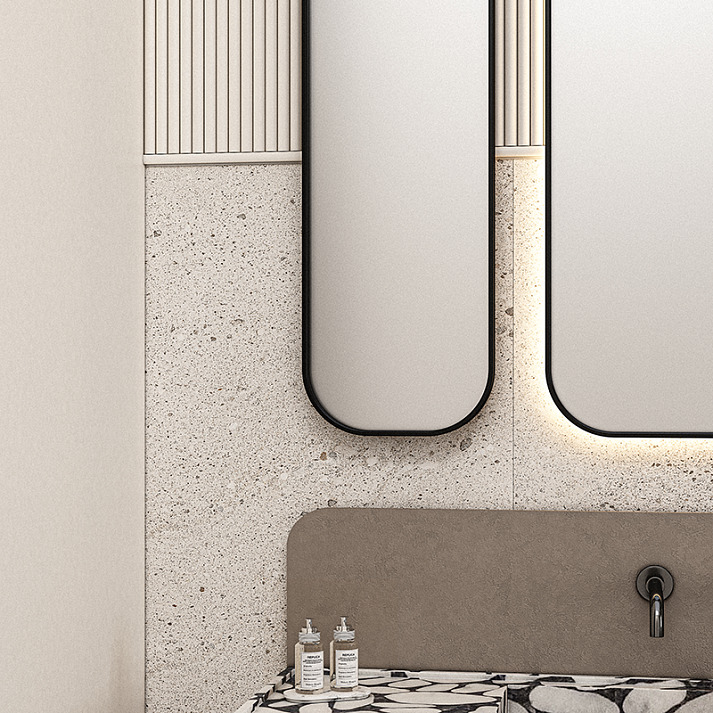 Стеновая панель под покраску Европласт Тюль 6.59.102 2000×240×10 фото в интерьере