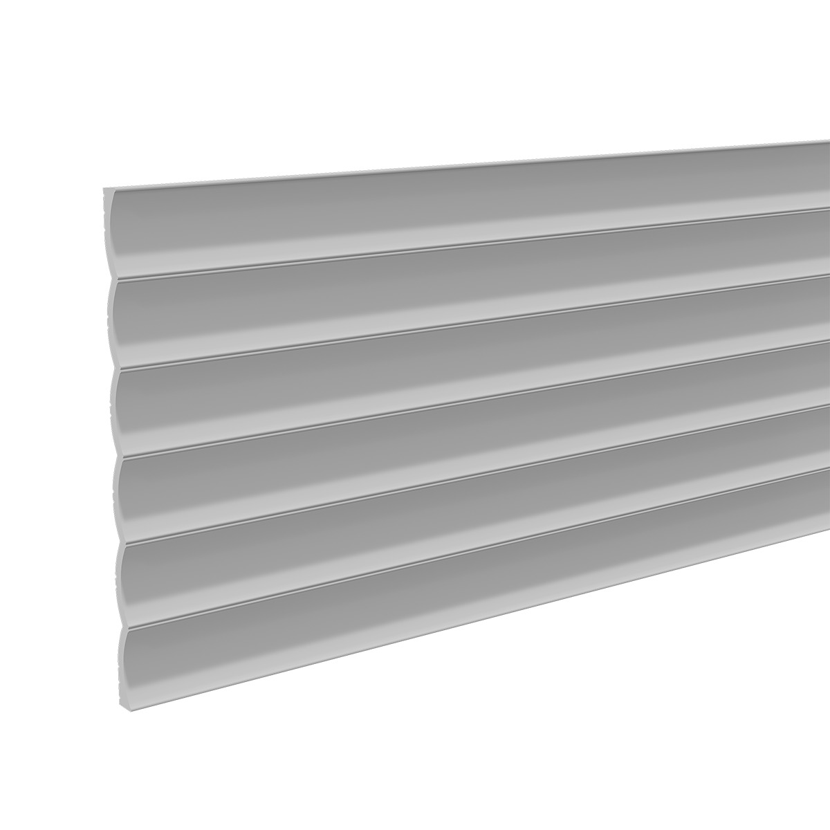 Стеновая панель под покраску Европласт Дорические каннелюры U.6.59.103-280 2800×252×10