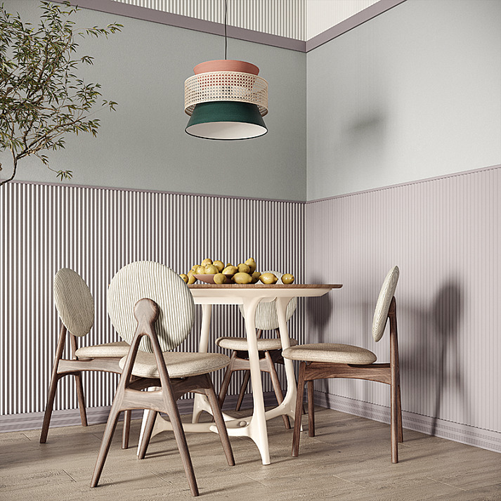 Стеновая панель под покраску Европласт Айсберг 6.59.104 2000×242×12 фото в интерьере