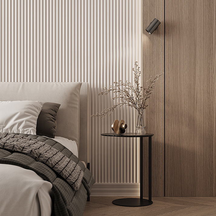 Стеновая панель под покраску Европласт Айсберг 6.59.104 2000×242×12 фото в интерьере