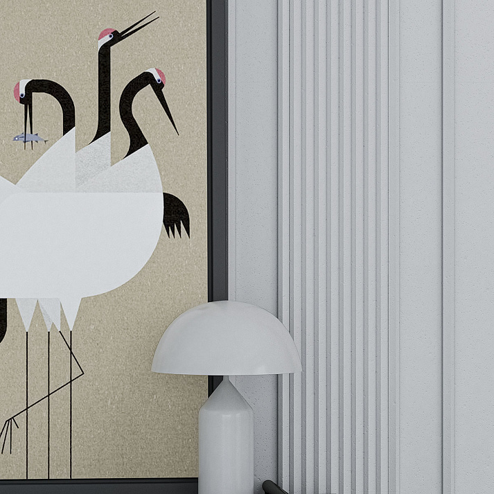 Стеновая панель под покраску Европласт 6.59.803 2000×240×25 фото в интерьере