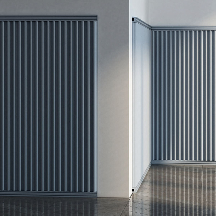 Стеновая панель под покраску Европласт 6.59.804 2000×240×30 фото в интерьере