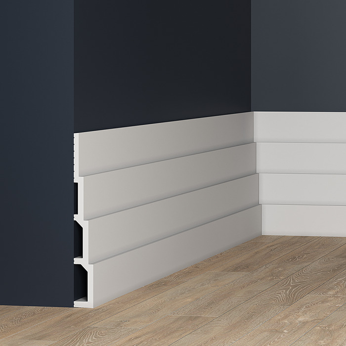 Стеновая панель под покраску Европласт 6.59.805 2000×240×28 фото в интерьере