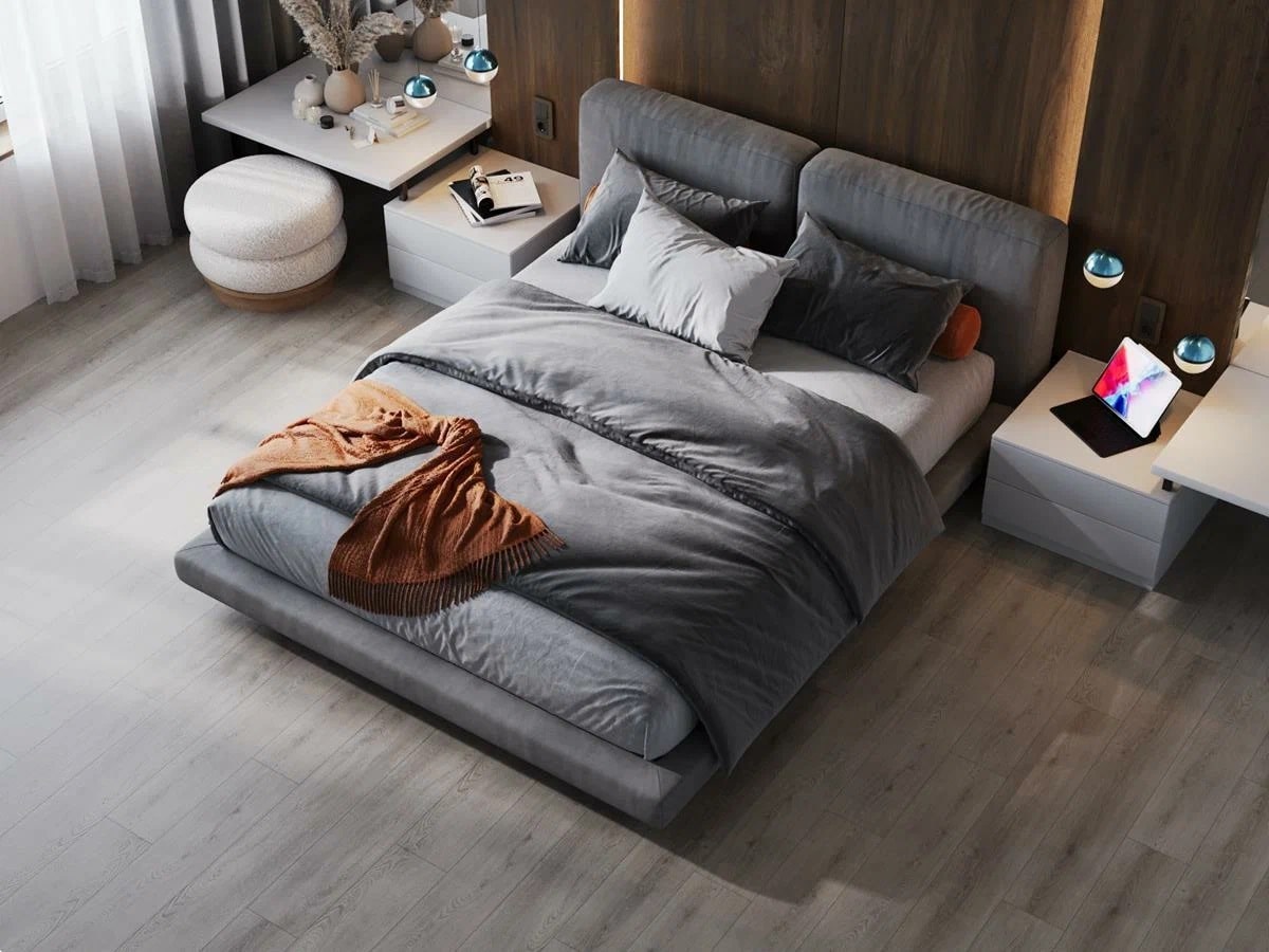 Кварцвиниловая плитка Norland клеевая Sigrid LVT Alda 1003-9 1219,2×184,15×2 фото в интерьере